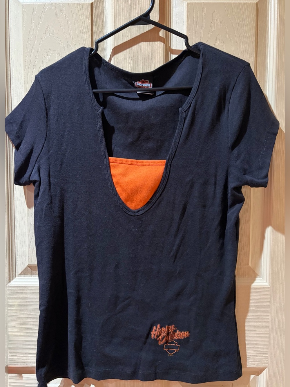Harley Davidson Short Sleeve, Size L / XL